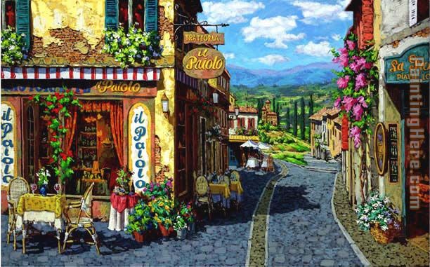 Summer in Tuscany painting - 2010 Summer in Tuscany art painting